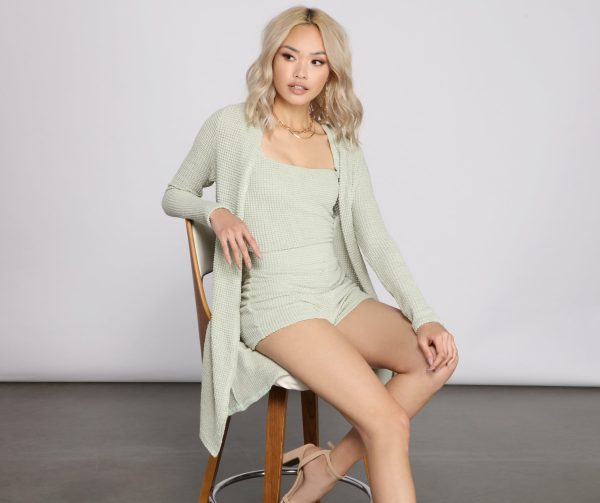 Trendy Textures Long Duster - Image 2