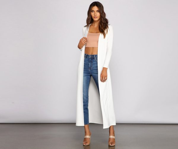 Bringing Knit Back To Basics Duster - Image 4