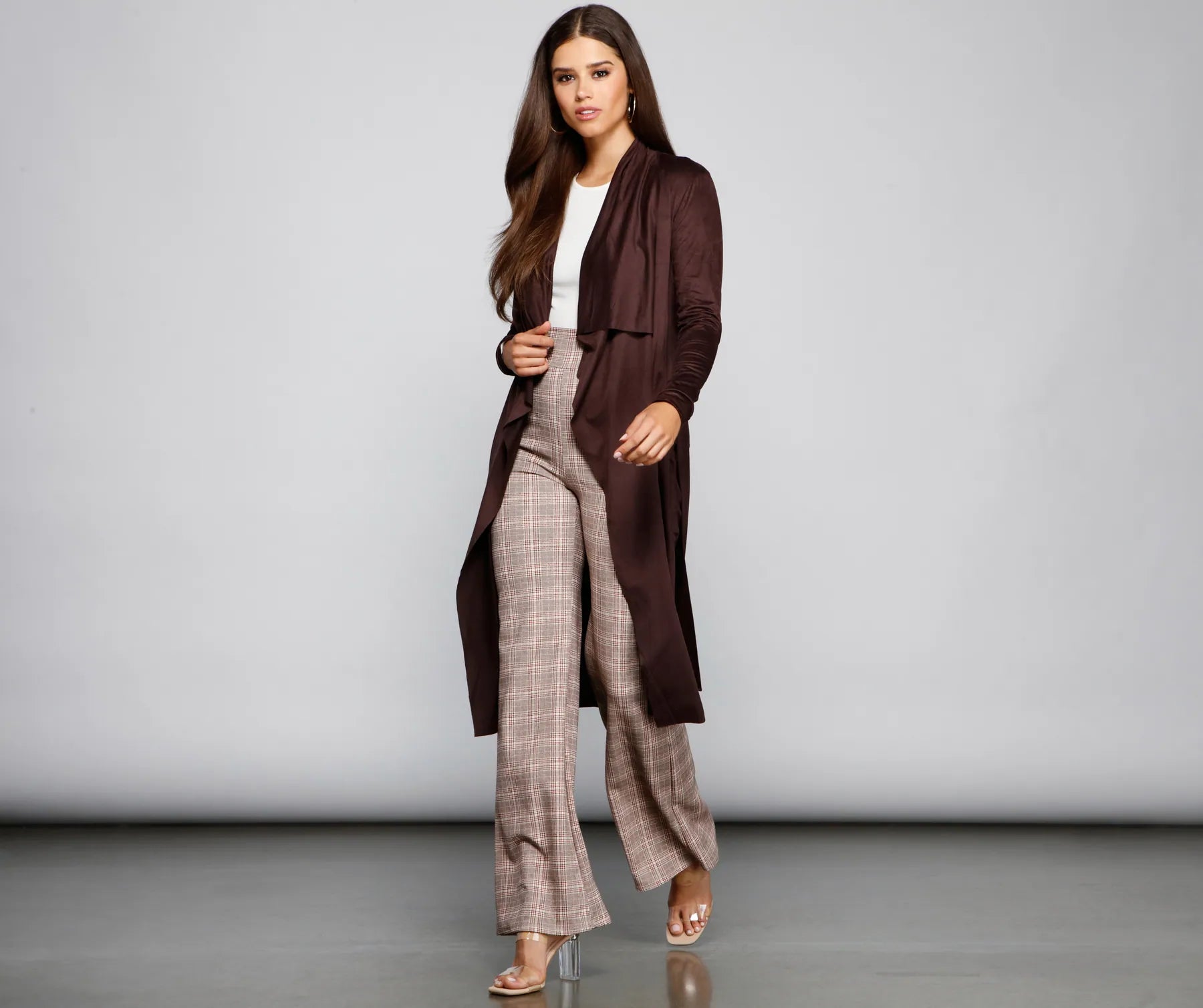 On The Town Suede Trench - Image 18