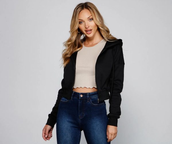 Cute And Casual Zip-Up Hoodie - Image 5