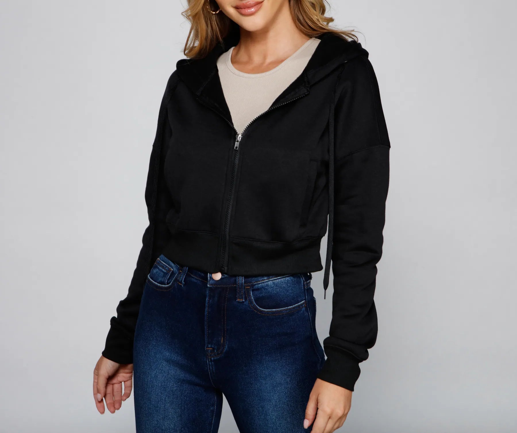 Cute And Casual Zip-Up Hoodie - Image 8