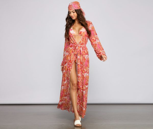 Bohemian Dreams Paisley Print Duster - Image 4