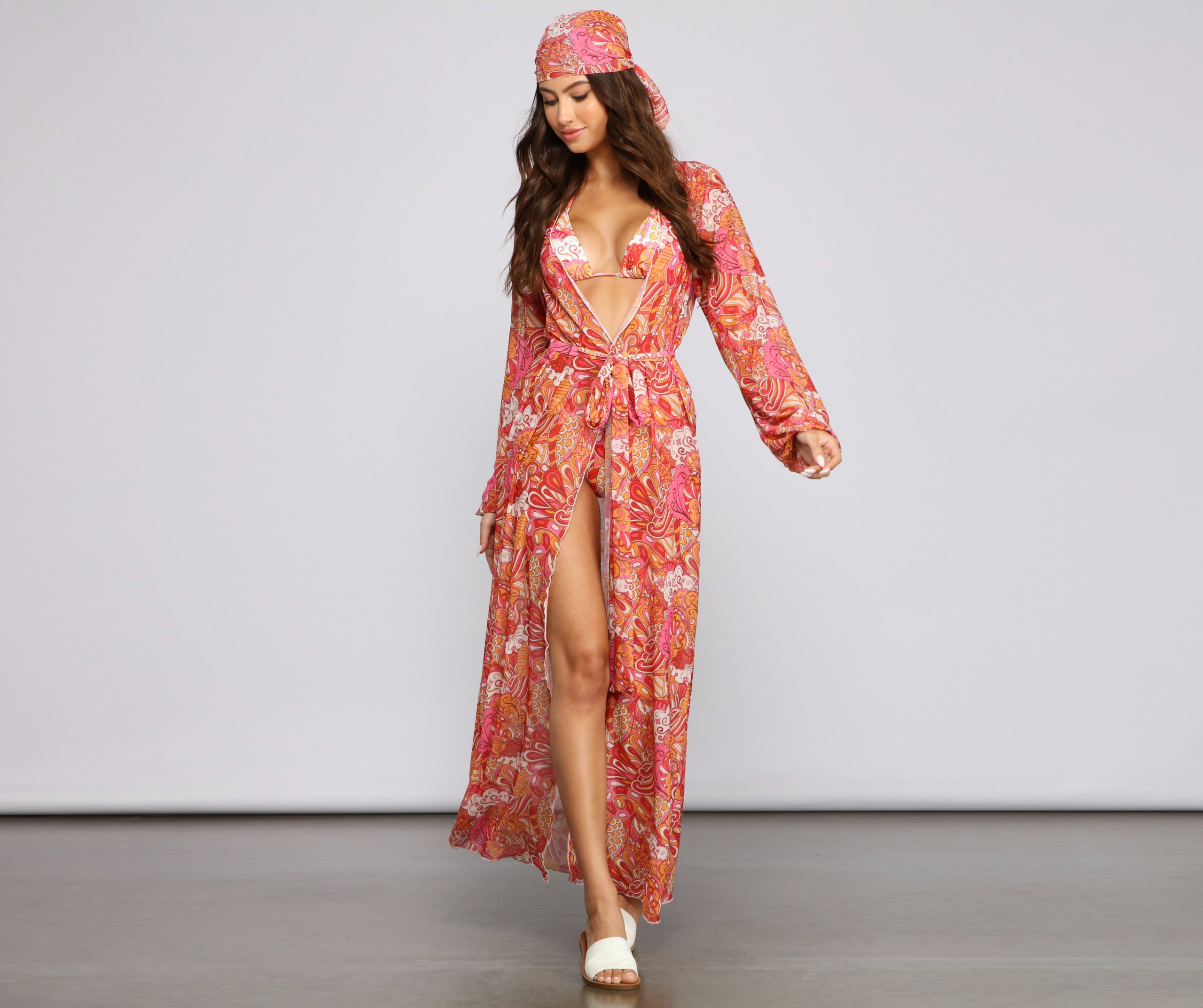 Bohemian Dreams Paisley Print Duster - Image 4