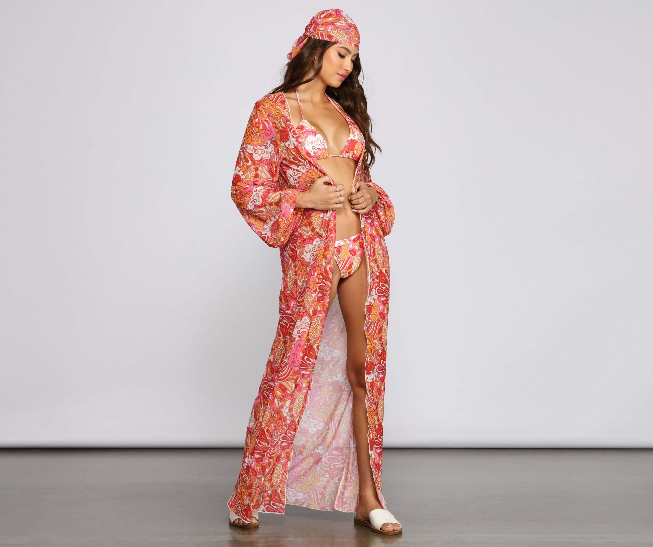 Bohemian Dreams Paisley Print Duster - Image 5
