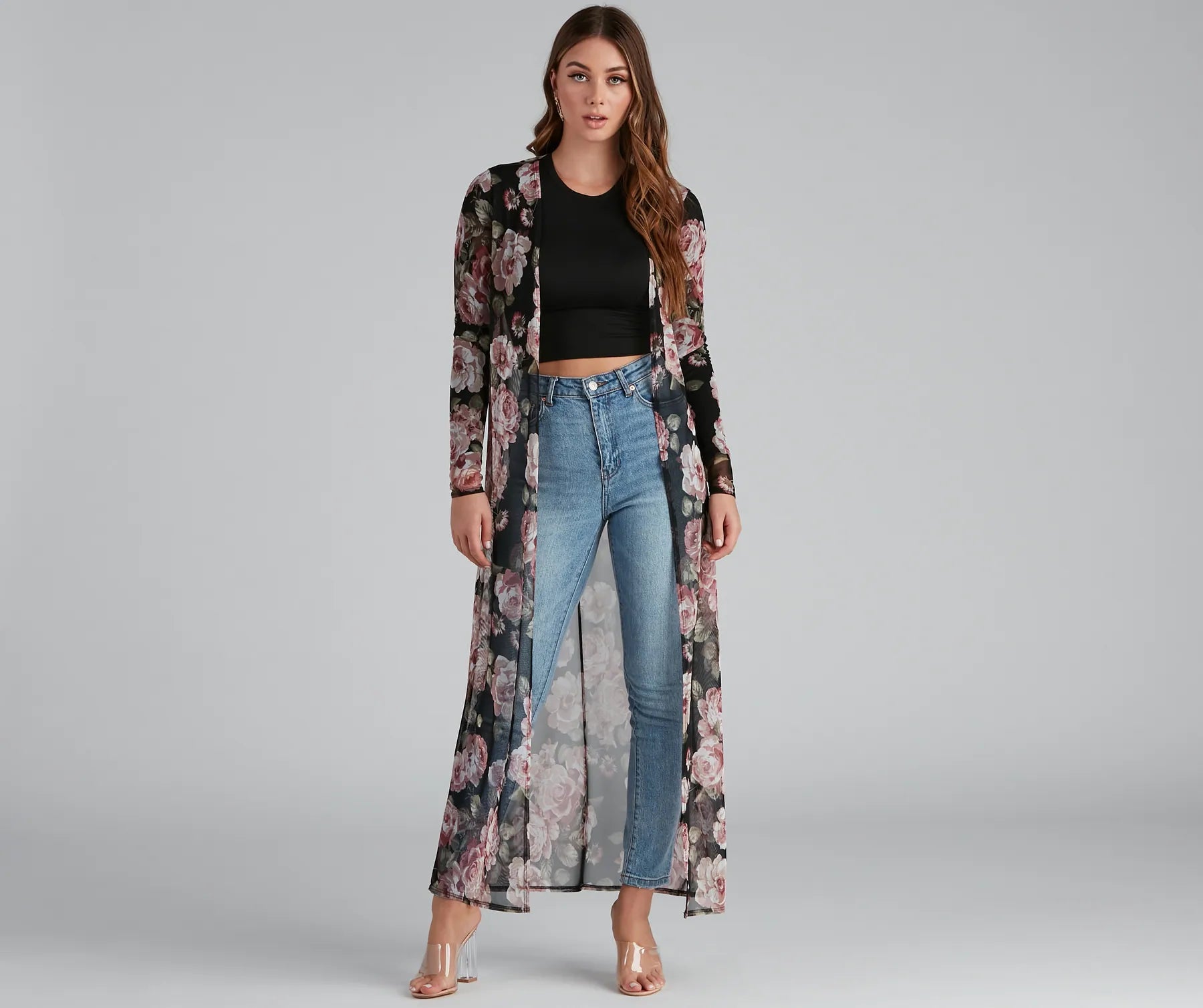 Sweet Intentions Floral Printed Duster - Image 3