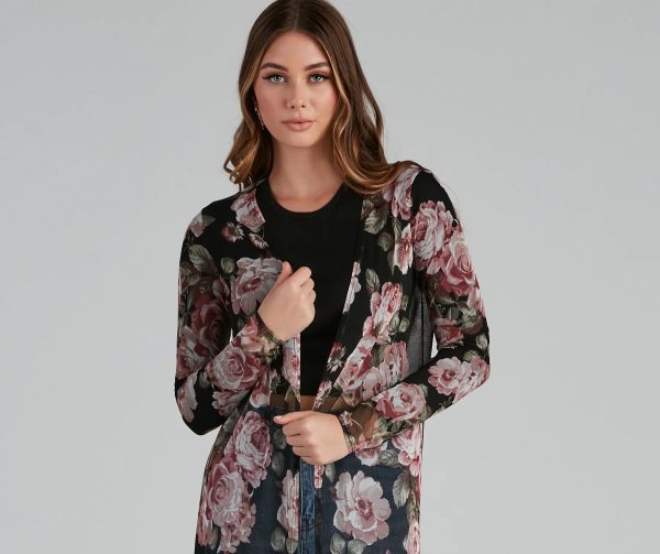 Sweet Intentions Floral Printed Duster - Image 4