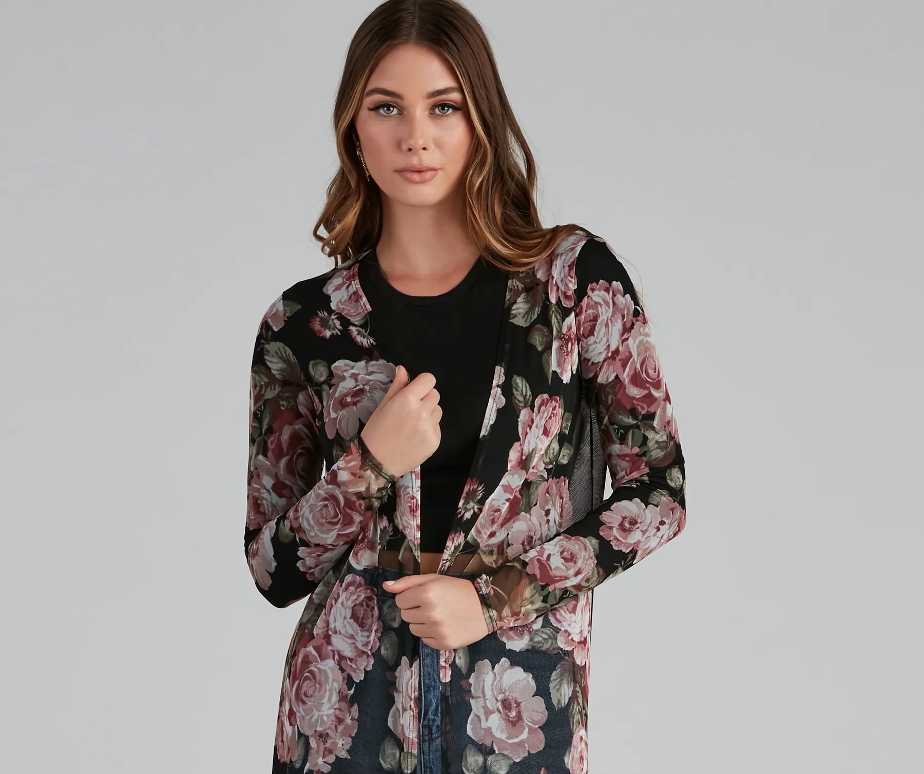 Sweet Intentions Floral Printed Duster - Image 4