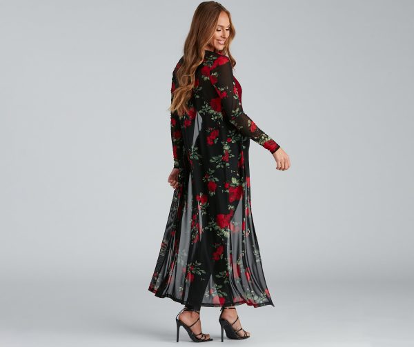 Blooming Beauty Floral Print Duster - Image 2