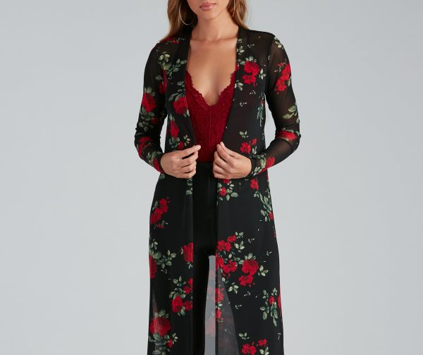 Blooming Beauty Floral Print Duster - Image 4