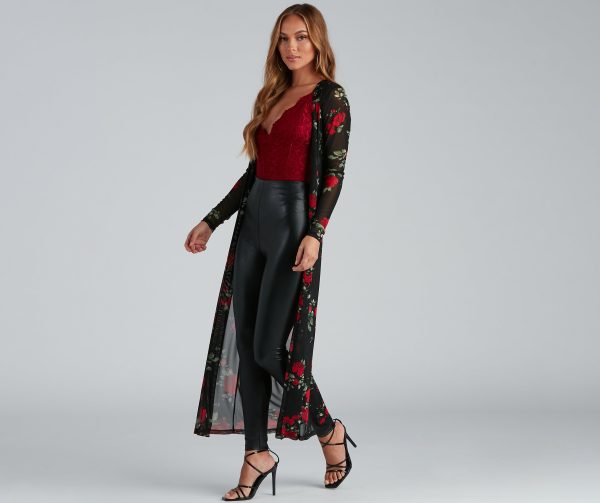 Blooming Beauty Floral Print Duster - Image 3