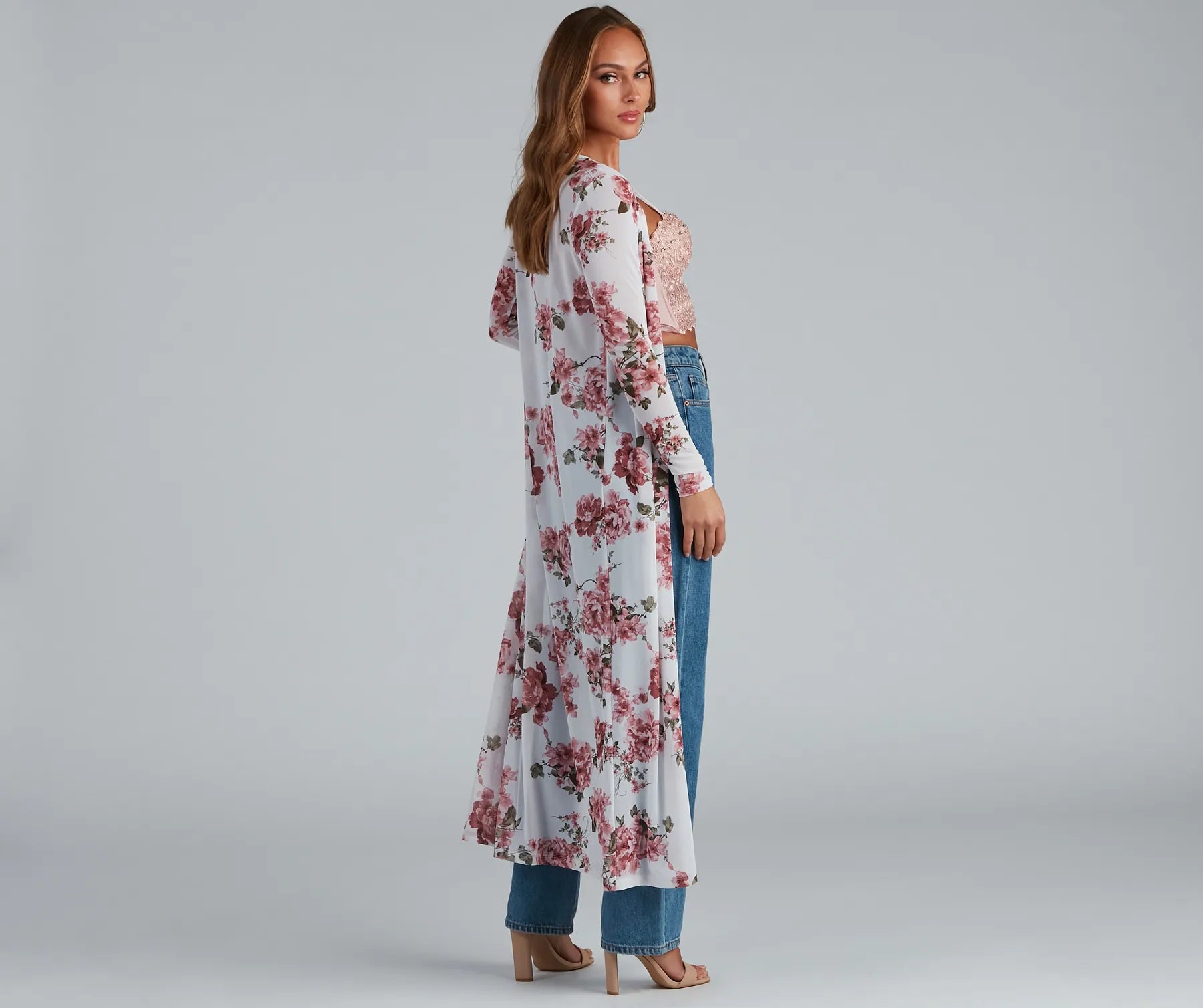 Floral Frolic Mesh Duster - Image 2
