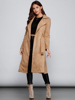 Chic Sophistication Moto-Style Trench