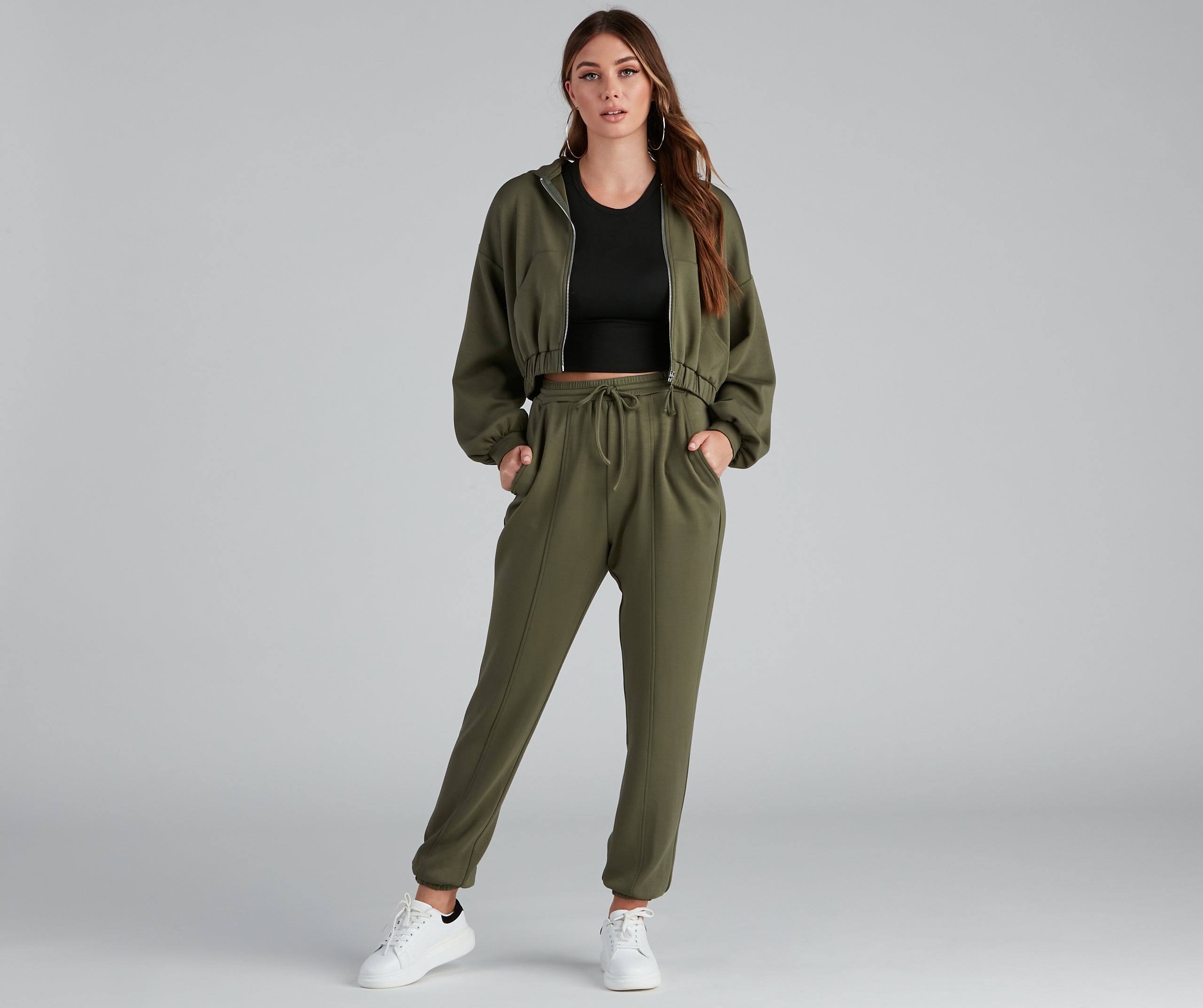 Trendsetting Babe Zip-Up Hoodie - Image 20