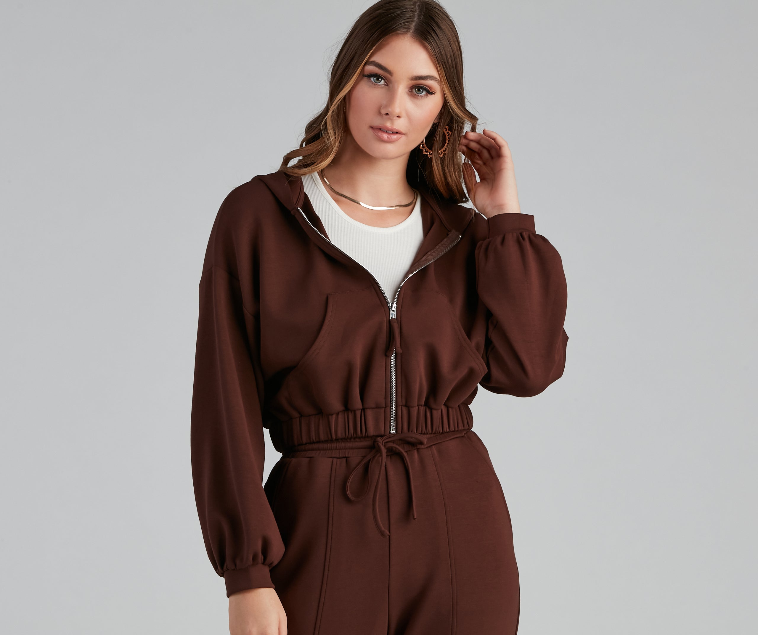 Trendsetting Babe Zip-Up Hoodie - Image 14