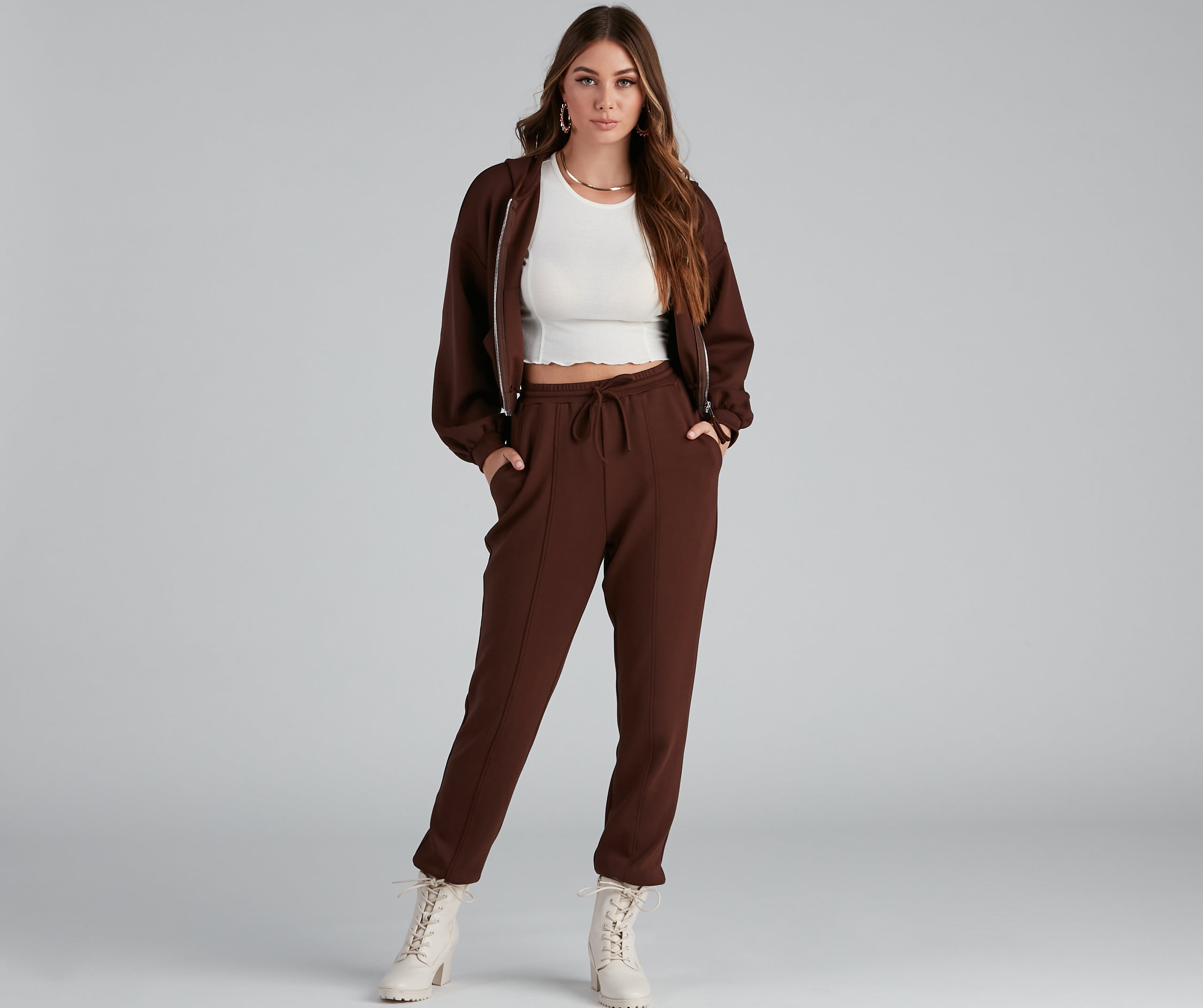 Trendsetting Babe Zip-Up Hoodie - Image 15