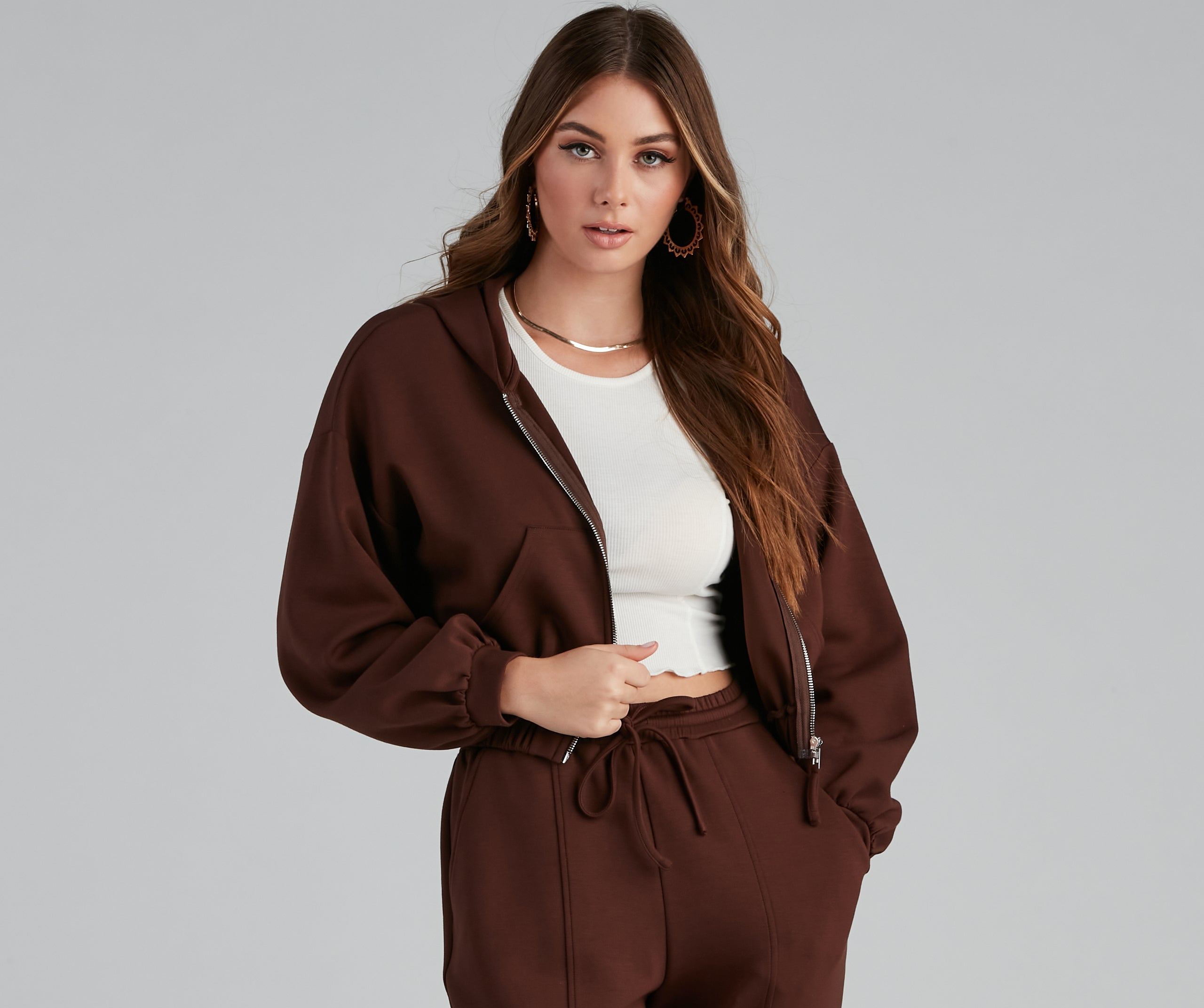 Trendsetting Babe Zip-Up Hoodie - Image 17