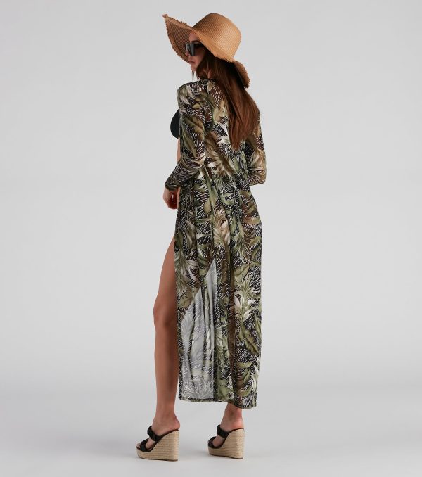 Yacht Party Sheer Mesh Duster - Image 2