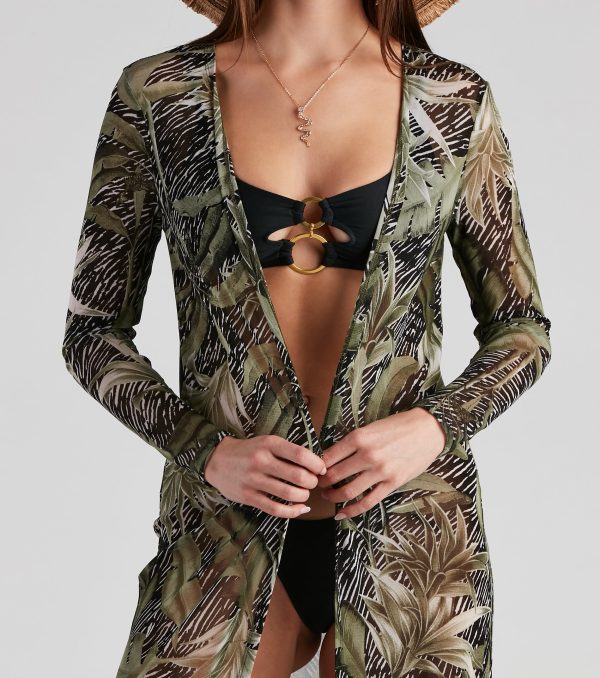 Yacht Party Sheer Mesh Duster - Image 4