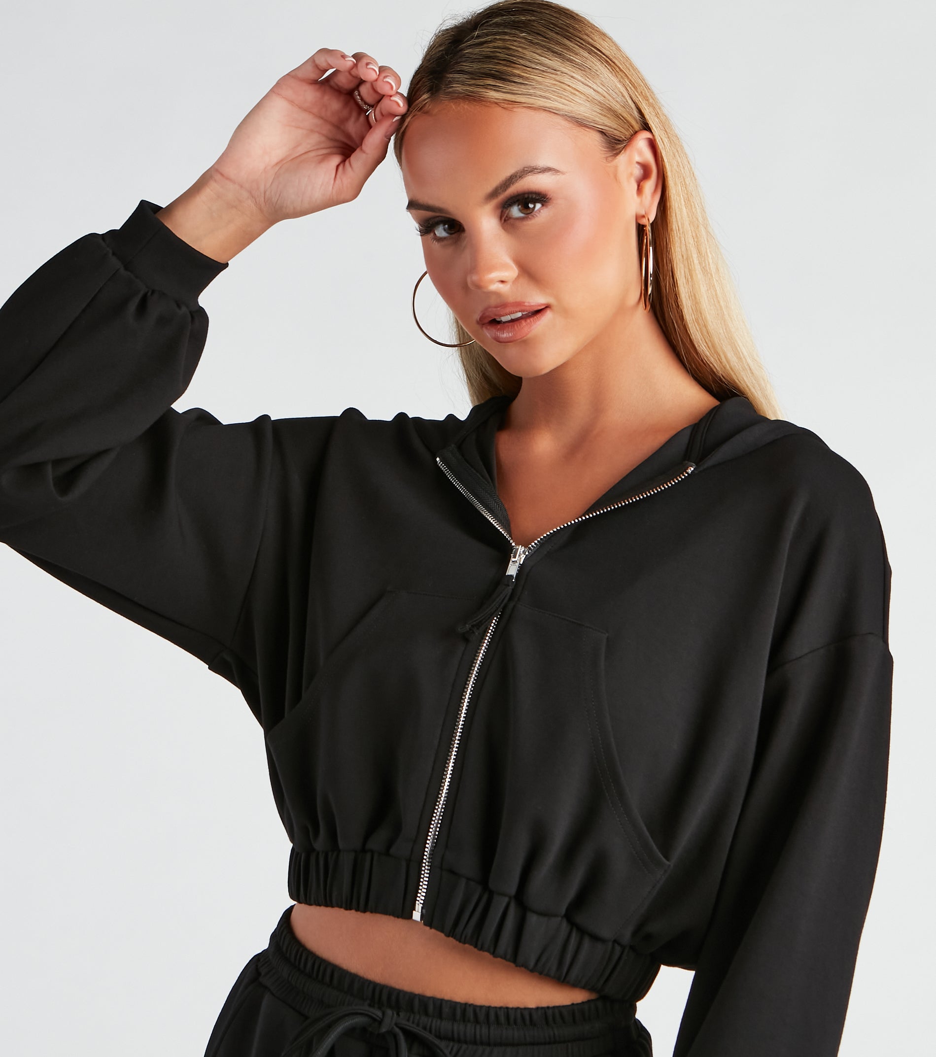 Trendsetting Babe Zip-Up Hoodie - Image 4