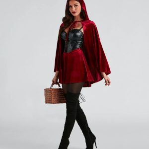 Lil Red Velvet Halloween Cape