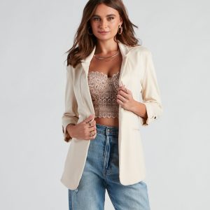 Business As Usual Ponte Blazer