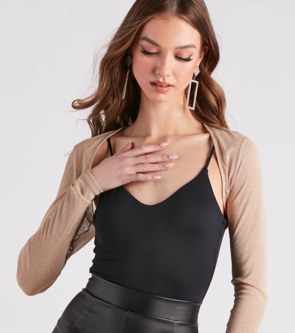 Party Glow Glitter Mesh Bolero - Image 12