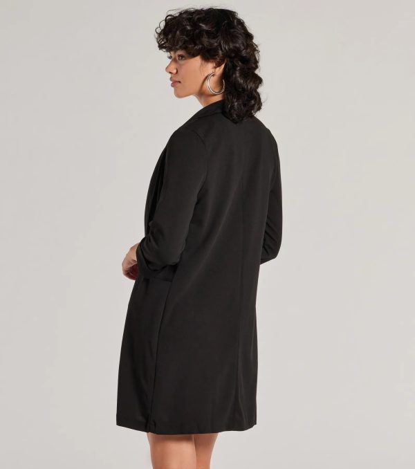 Elevated Muse Crepe Longline Blazer - Image 6