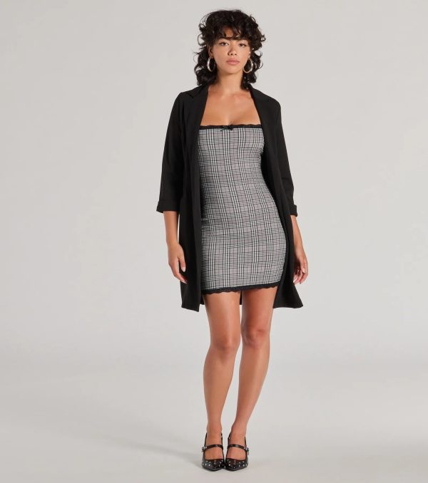 Elevated Muse Crepe Longline Blazer - Image 7