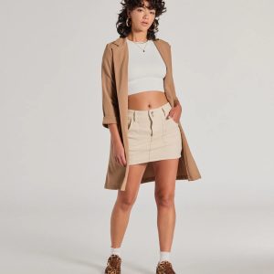 Elevated Muse Crepe Longline Blazer