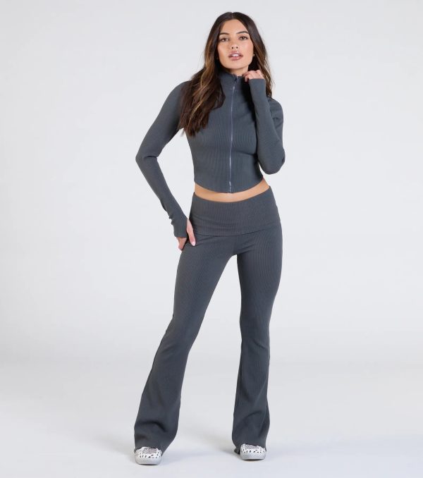 At Your Leisure Zip-Up Crop Jacket - Image 3