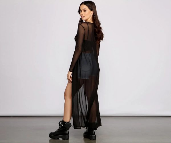 Long Mesh Duster - Image 2