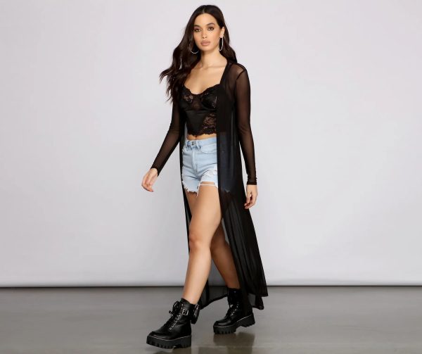 Long Mesh Duster - Image 3