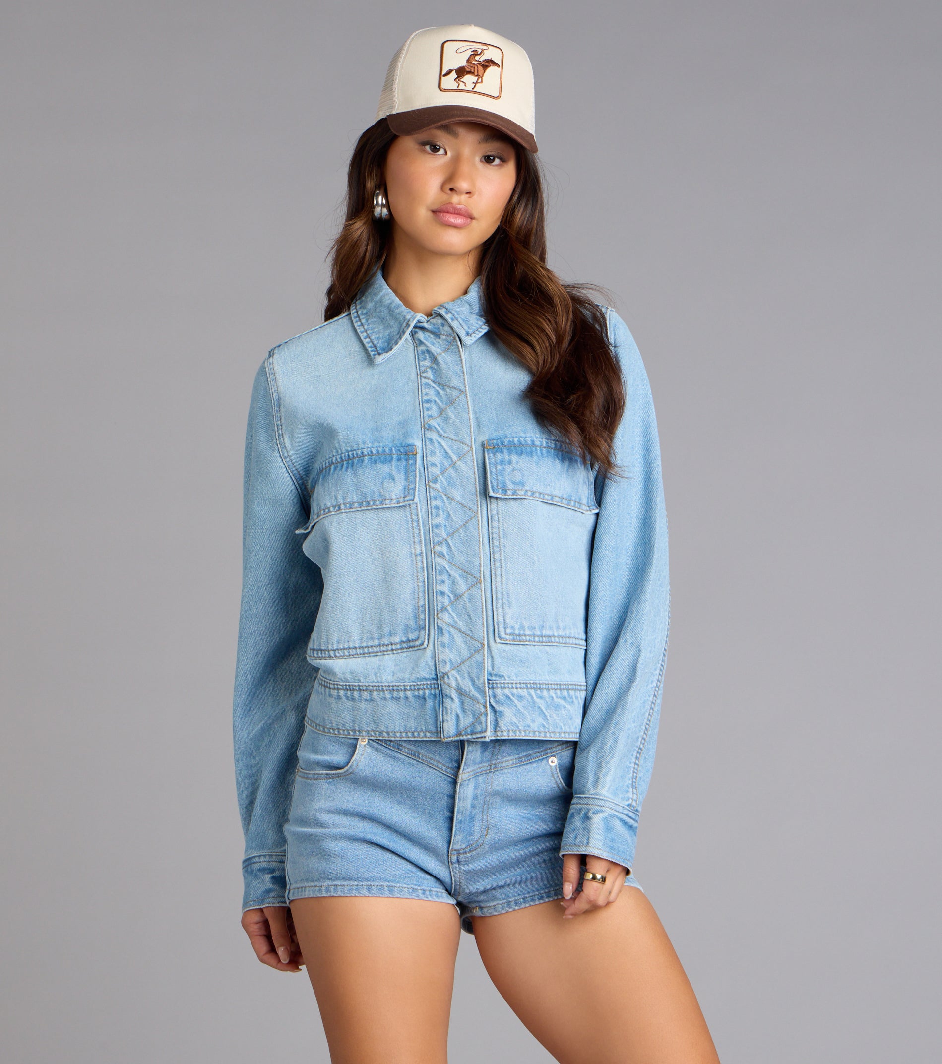 Cool Girl Oversized Denim Jacket - Image 5