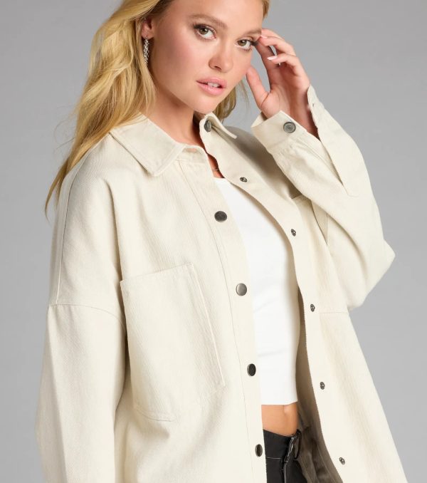 Uptown Chill Oversized Shacket - Image 4