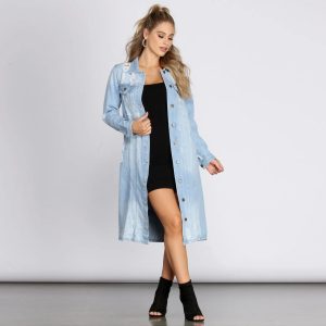 Denim For Days Long Jacket