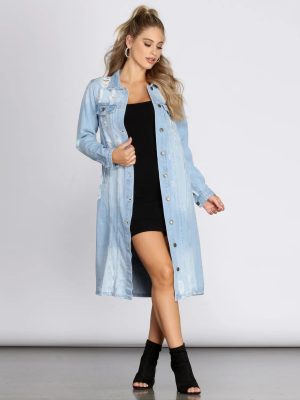 Denim For Days Long Jacket