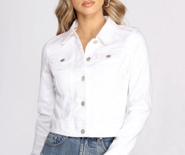 Denim Dream Buttoned Jacket - Image 3