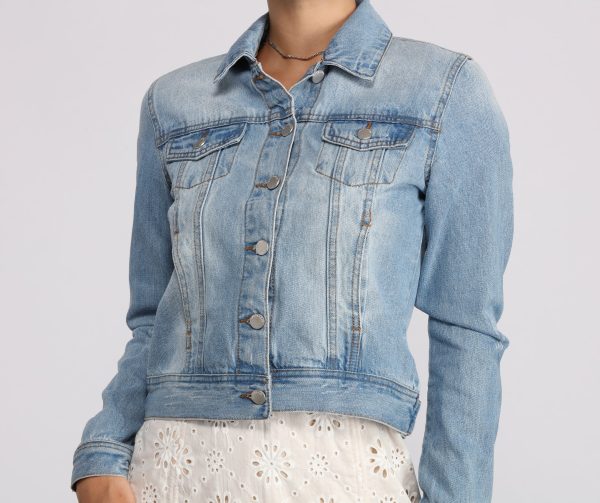 Everyday Basic Denim Jacket - Image 4