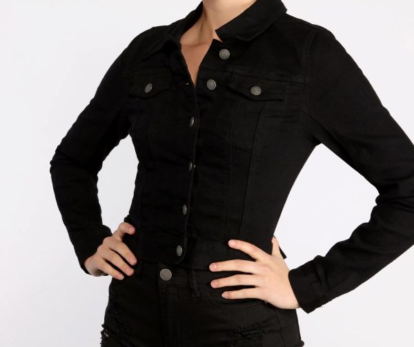 Effortless Everyday Basic Denim Jacket - Image 3