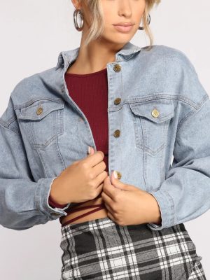 Classic Cropped Denim Jacket