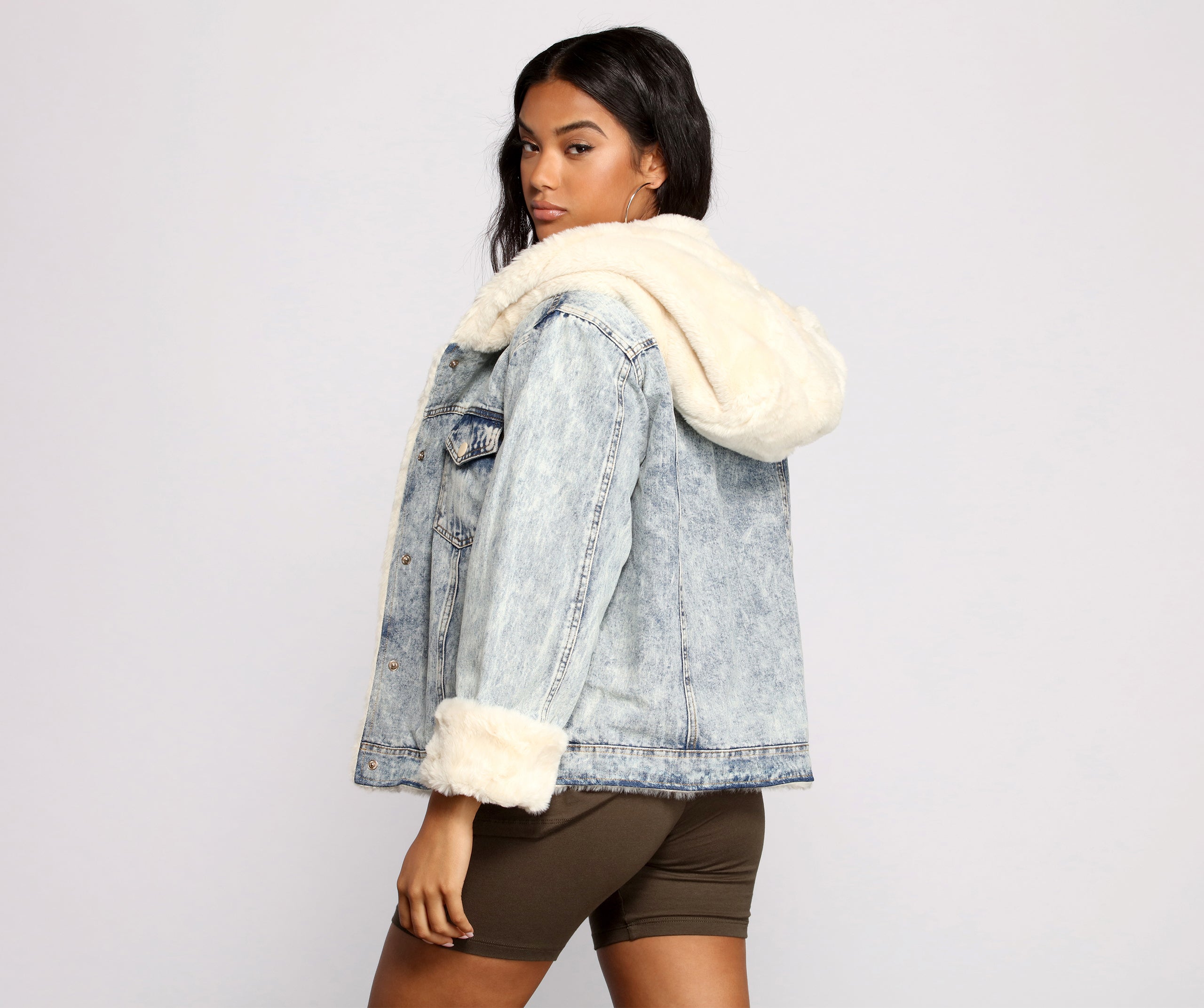 Faux-Ever Stylin' Denim Jacket - Image 2
