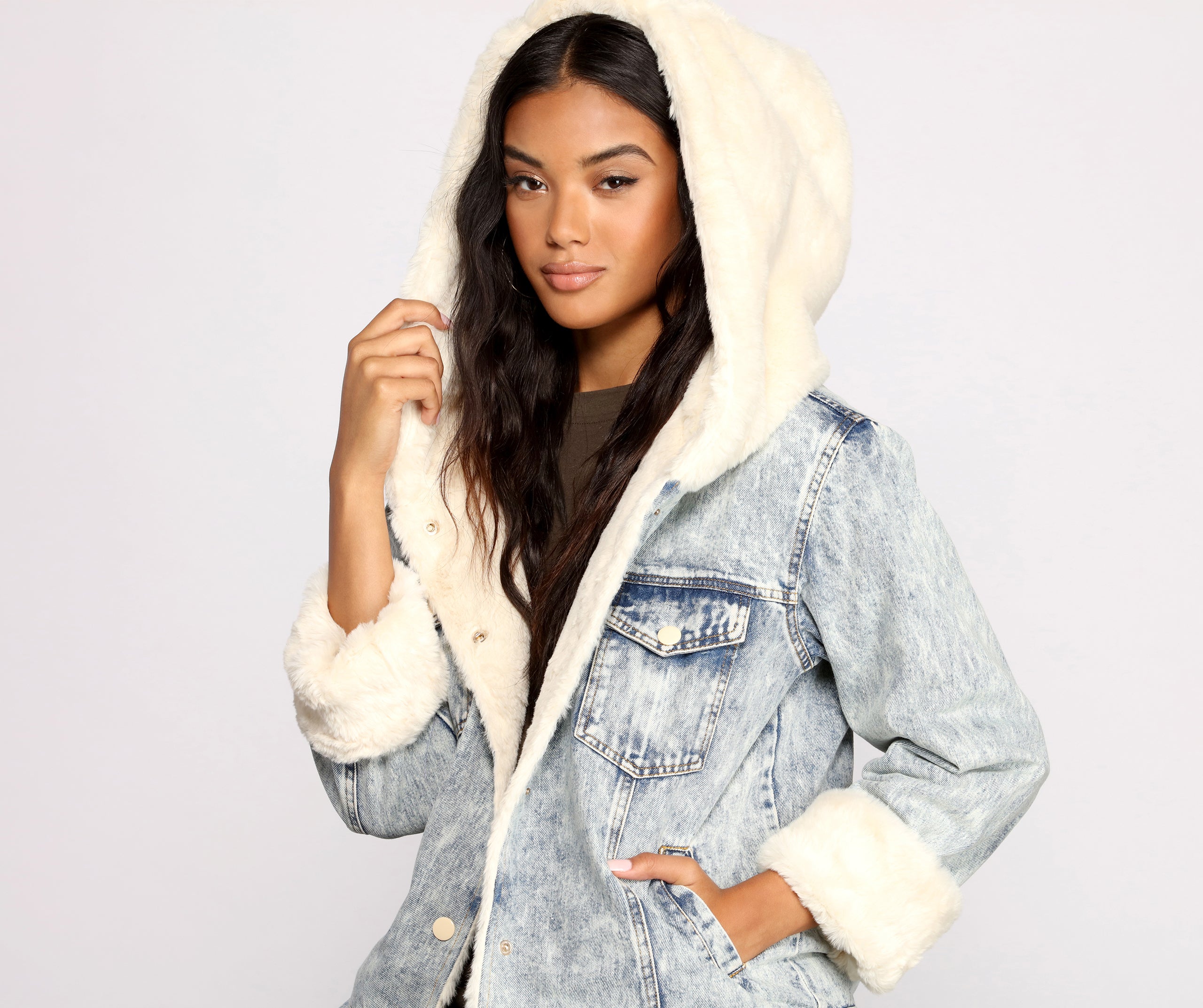 Faux-Ever Stylin' Denim Jacket - Image 3