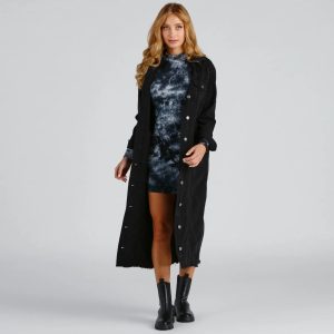 Effortless And Edgy Vibes Denim Jacket