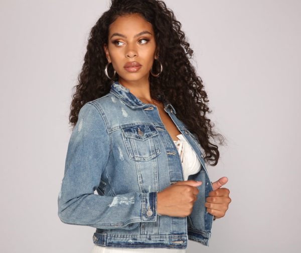 Effortless Style Denim Jacket - Image 3