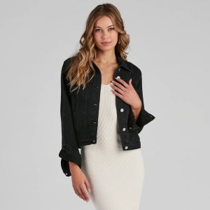 Road Trip Distressed Denim Jacket