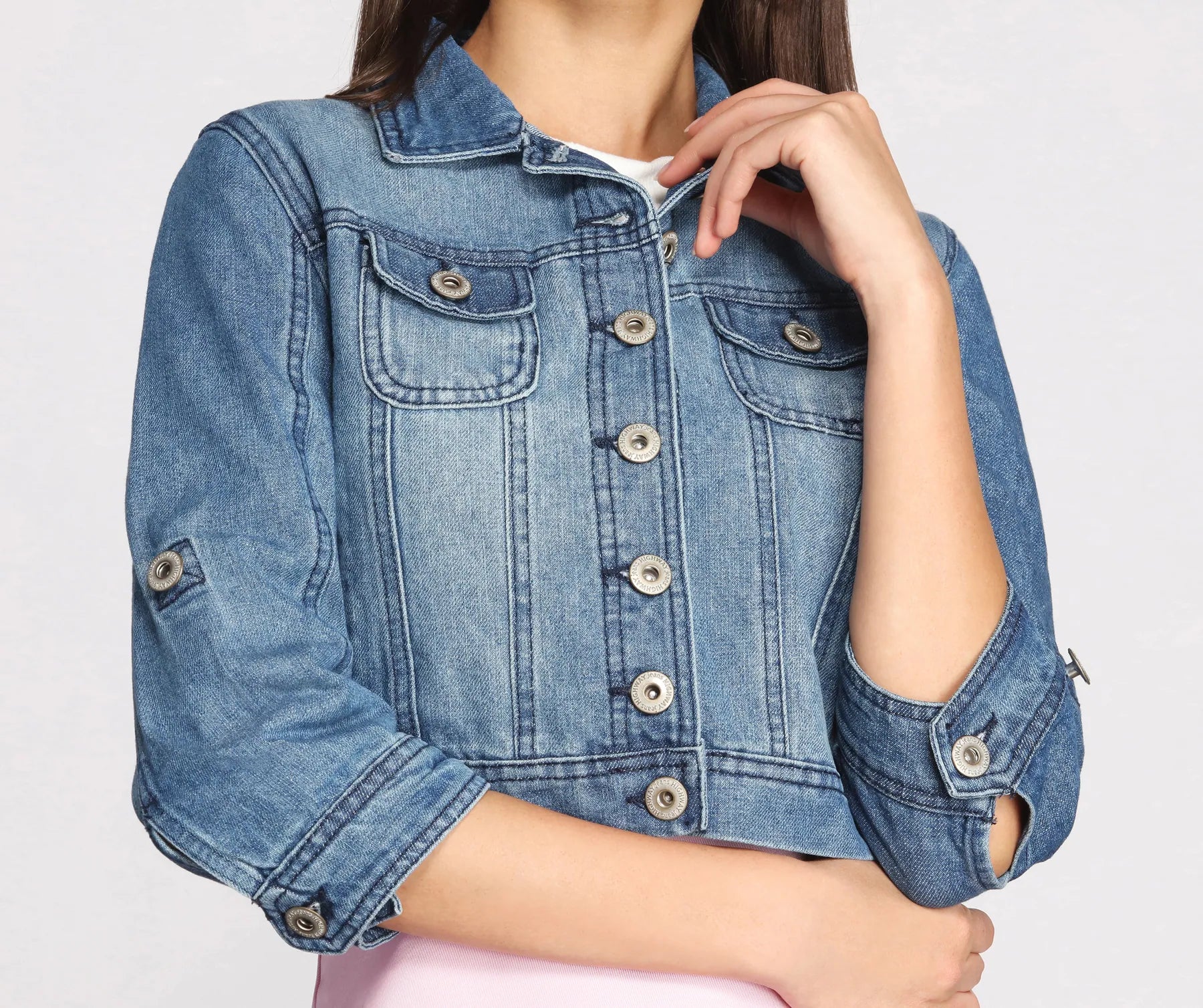 Classic Chic Jean Jacket - Image 7