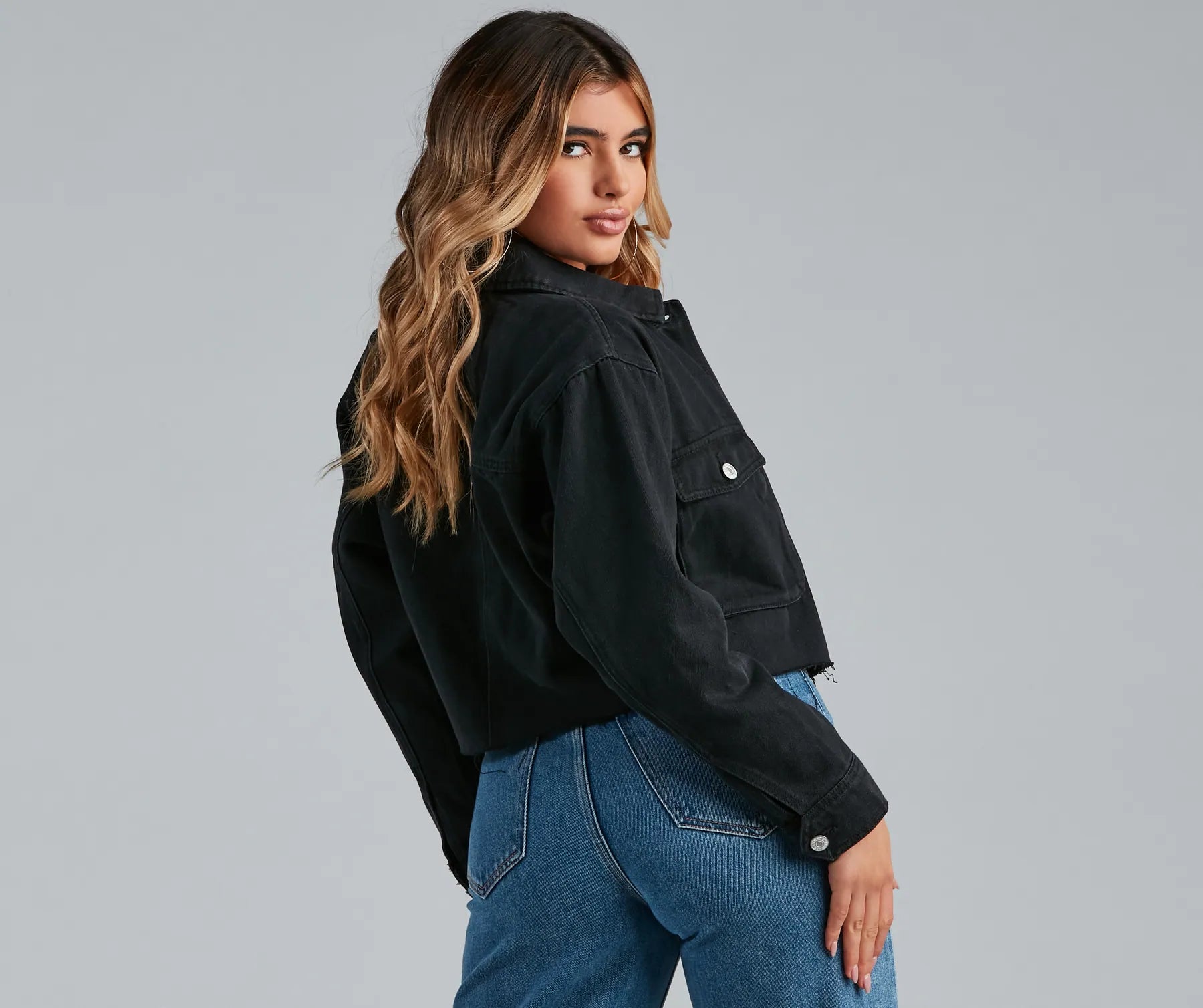 Keep It Chill Relaxed Denim Jacket - Image 2