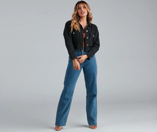 Keep It Chill Relaxed Denim Jacket - Image 3