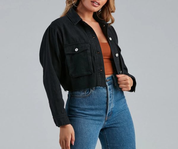Keep It Chill Relaxed Denim Jacket - Image 4