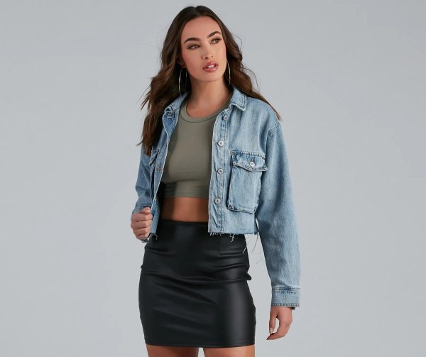 Keep It Chill Relaxed Denim Jacket - Image 5